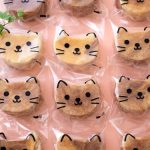 ホシノ薔薇酵母のココアマーブルブレッドを手土産に「にゃんこパン」