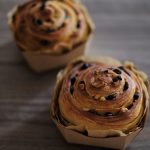ホシノ薔薇酵母「デニッシュ食パン」アレンジでチーズとくるみチョコ