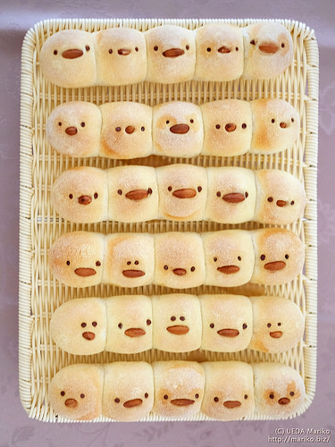 ひよこパンに見つめられて「かわい～♡」連呼のLesson | わかば工房